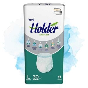 Holder Emici Külot Yetişkin Hasta Bezi Büyük Boy ( Large ) 30  x 3 Adet