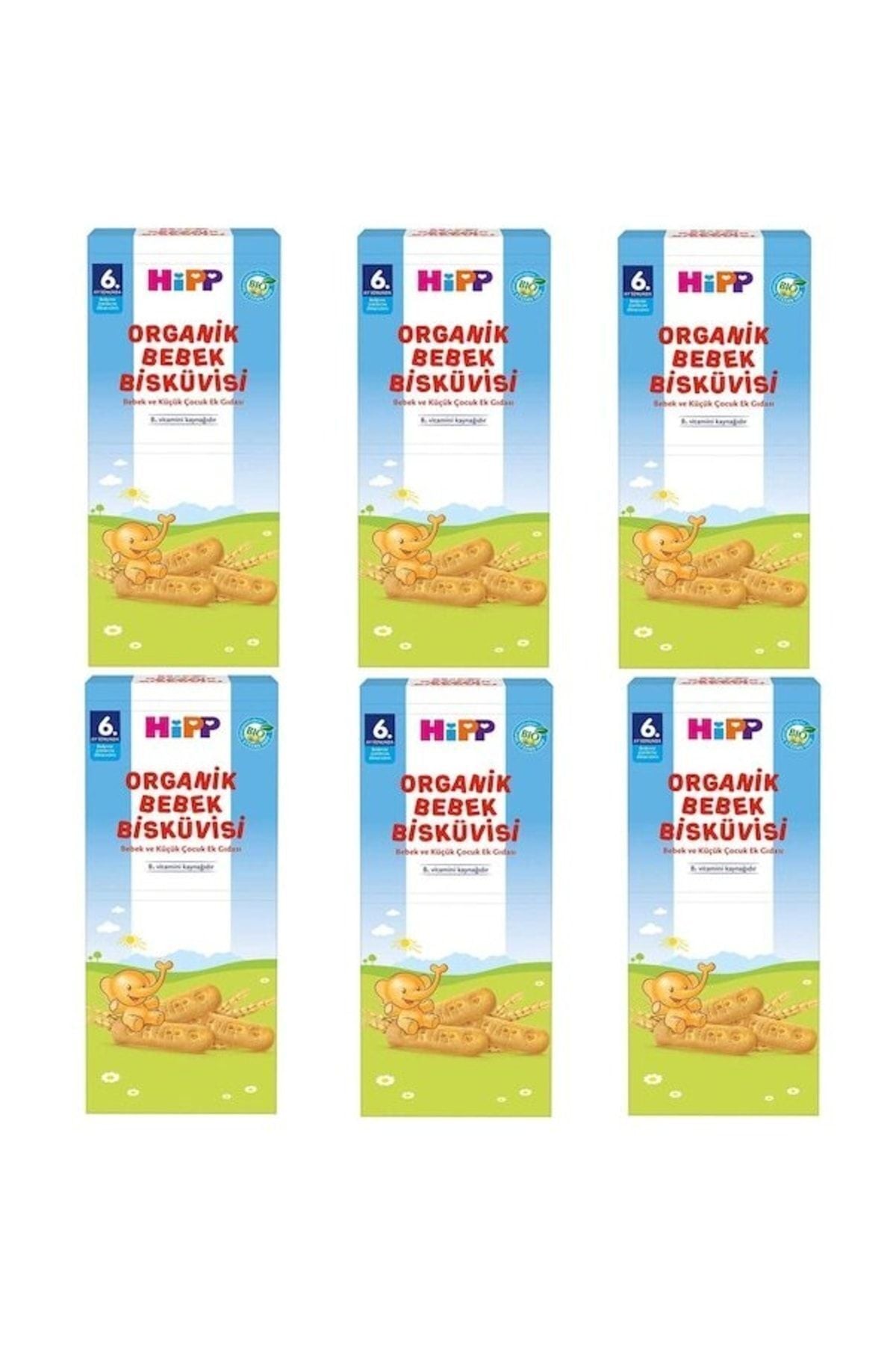 Organik Bebek Bisküvisi 180 Gr-6 Adet