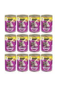 Whiskas Tavuklu Konserve Yetişkin Kedi Maması 400 gr x 24 Adet