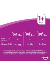 Whiskas Tavuklu Konserve Yetişkin Kedi Maması 400 gr x 24 Adet