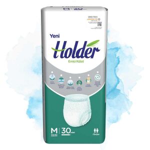Holder Emici Külot Yetişkin Hasta Bezi Orta Boy ( Medium ) 30 x 2 Adet