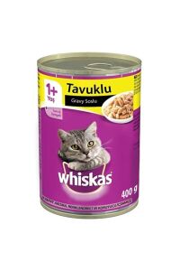 Whiskas Tavuklu Konserve Kedi Maması 400 Gr x 12 Adet