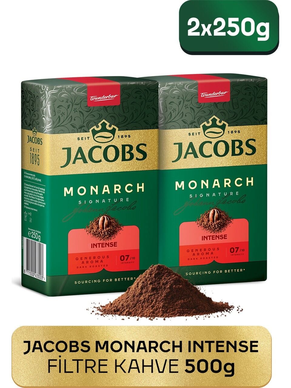 Jacobs Monarch Sıgnature Filtre Kahve 250 gr x 2 Adet