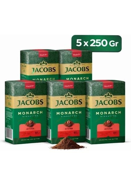Jacobs Monarch Sıgnature Filtre Kahve 250 gr x 5 Adet