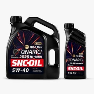 SNC-OİL 5W-40 200.000 KM + BAKIM 4 LT + 5W-40 200.000 KM + BAKIM 1  LT