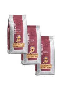 Mehmet Efendi Kurukahveci Colombian Filtre Kahve 250 gr x 3 Adet