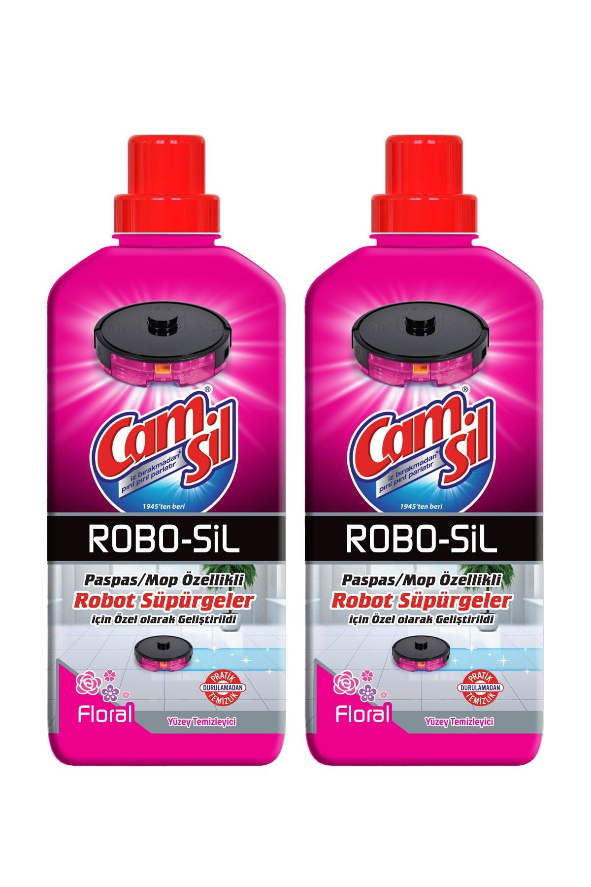 Camsil Robo-Sil Yüzey Temizleyici Floral 900 ml 2'li
