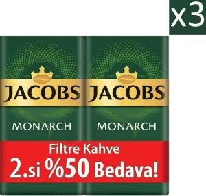 Jacobs Monarch Filtre Kahve 2 x 500 gr (3'lü Set) 3Kg