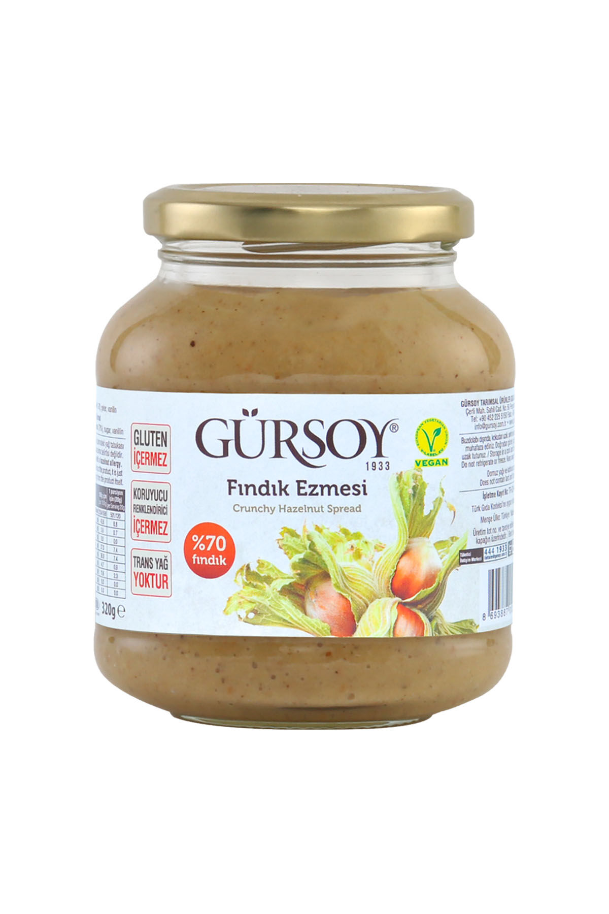 Gürsoy Fındık Ezmesi 320 Gr