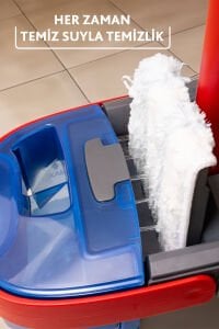 Vileda H2PRO %100 Kirli ve Temiz Suyu Ayıran Temizlik Seti & Mikrofiber Mop