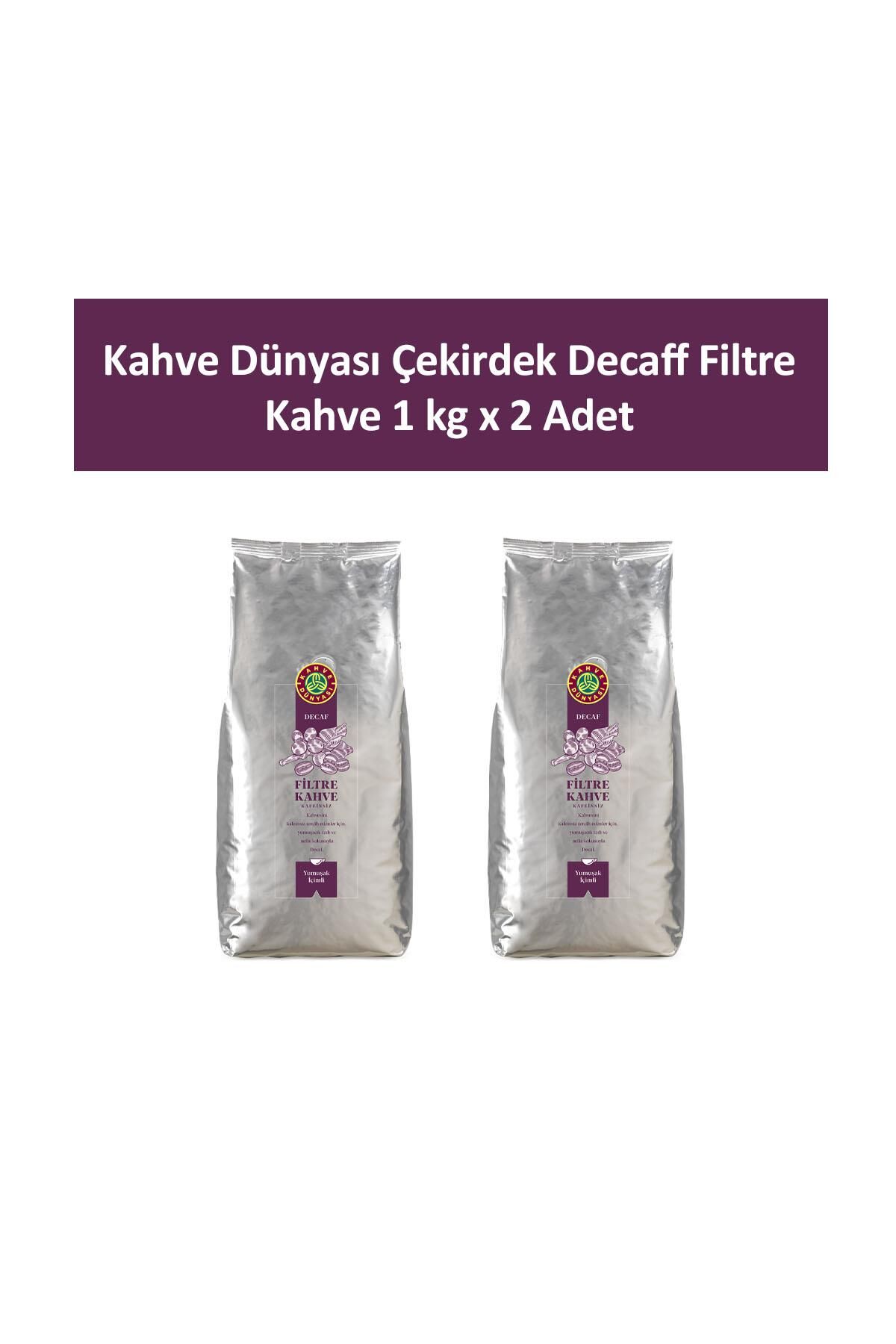 Kahve Dünyası Çekirdek Decaff Filtre Kahve 1 kg x 2 Adet