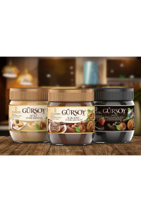 Gürsoy Sütlü Fındık Kreması 400 Gr & Kakaolu Fındık Kreması 400 Gr & Bitter Kakaolu Fındık Kreması 400 Gr
