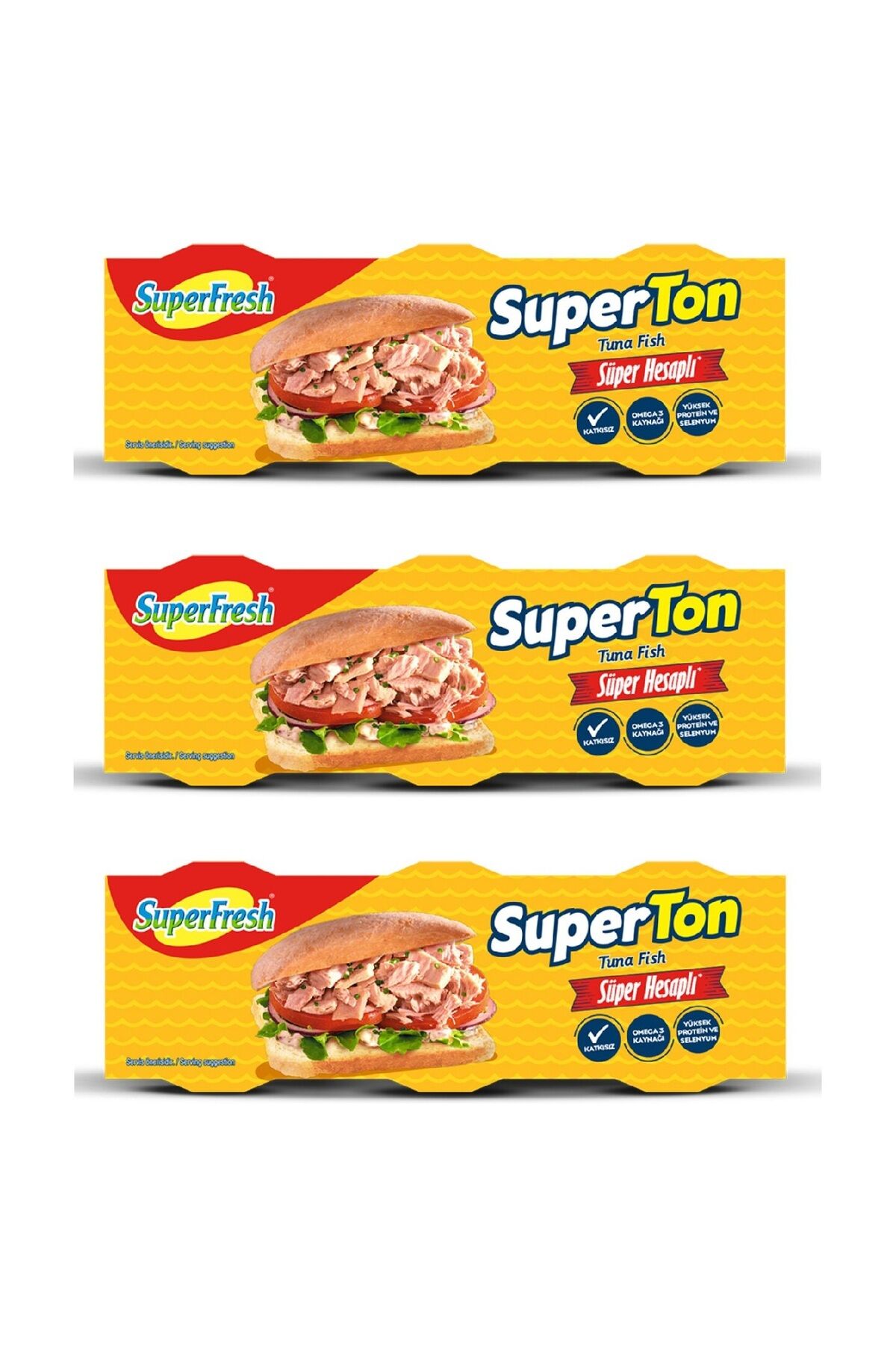 Superfresh Superton Ton Ayçiçekyağlı 75 gr x 9 Adet