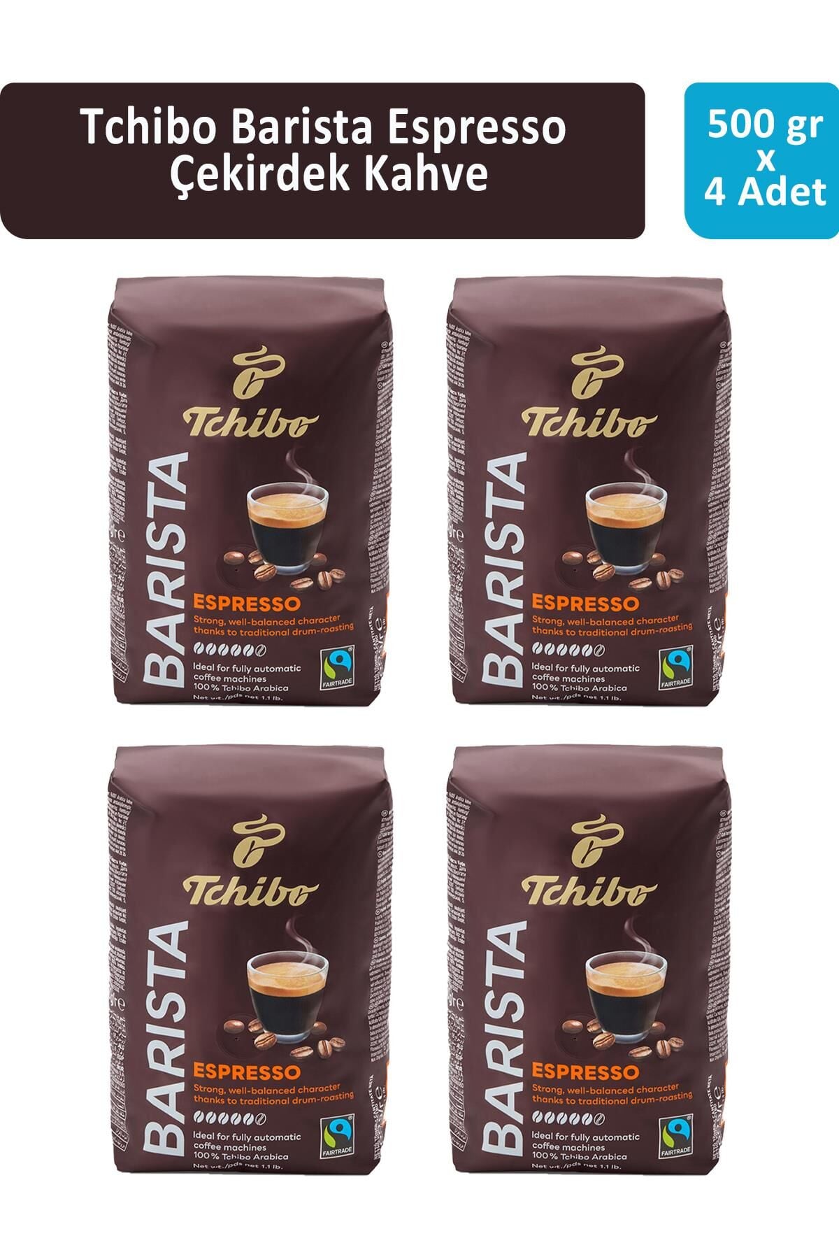 Tchibo Barista Espresso 500 gr x 4 Adet