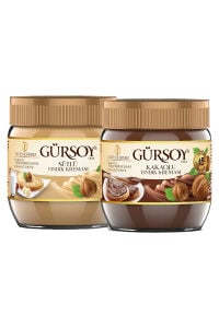 Gürsoy Sütlü Fındık Kreması 400 Gr & Kakaolu Fındık Kreması 400 Gr