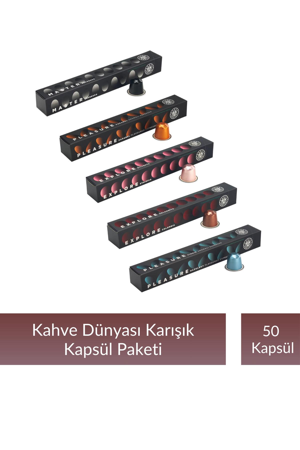 Kahve Dünyası Karışık Kapsül Paketi 50 Kapsül