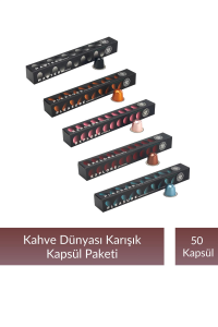 Kahve Dünyası Karışık Kapsül Paketi 50 Kapsül