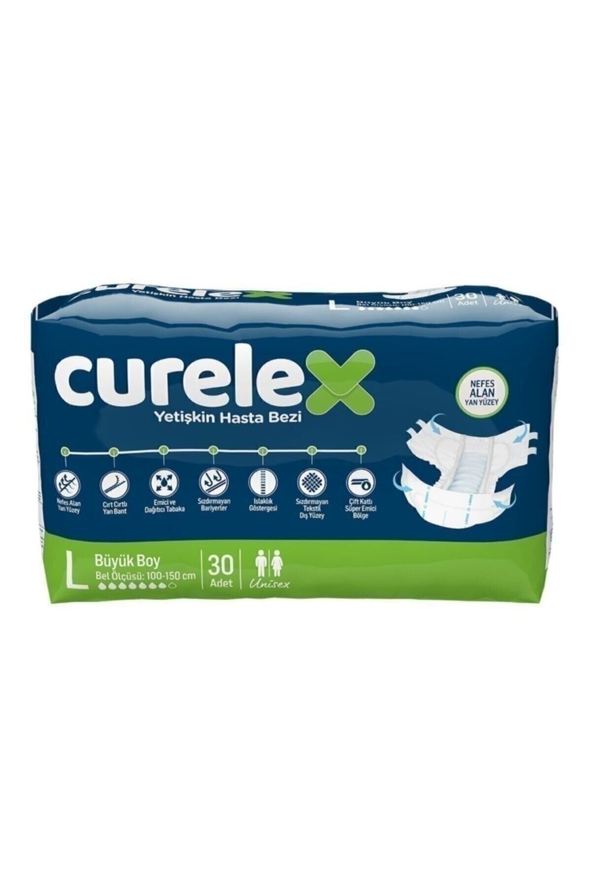 Yetişkin Hasta Bezi Curelex ( Large ) 2 Paket