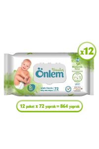 Önlem Botanika Islak Mendil 72li x 12 Adet
