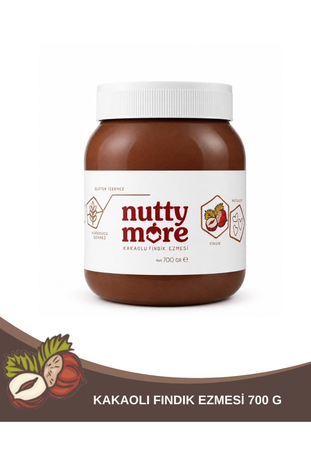 Nuttymore Kakaolu Fındık Ezmesi %13 700 gr