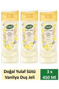 Dalan Duş Jeli Oatcare Yulaf Sütü Ve Vanilya 450 Ml x 3 Adet