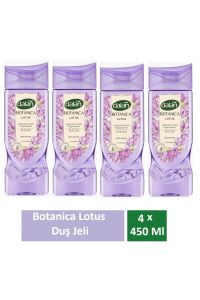 Dalan Duş Jeli Botanica Lotus 450 Ml x 4 Adet
