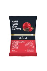 Shazel Hazır Türk Kahvesi Seti 100g X 4 Adet Hindistan Cevizi, Vişne, Nar, Antep Fıstıklı