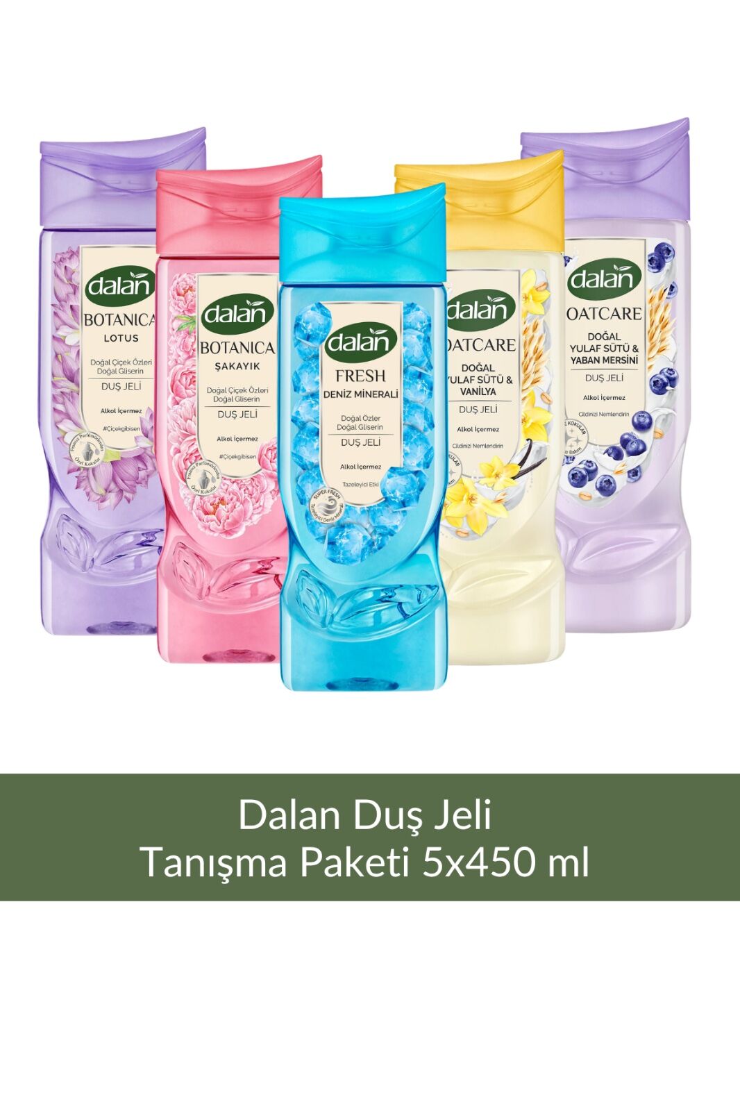 Dalan Duş Jeli Tanışma Paketi 5 x 450 ml