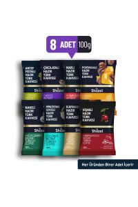 Shazel Karma Special Serisi Hazır Türk Kahvesi 100gr 8 Adet