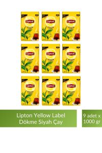 Lipton Yellow Label Dökme Siyah Çay 1000 gr x 9 Adet