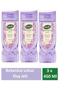 Duş Jeli Botanica Lotus 450 Ml x 3 Adet