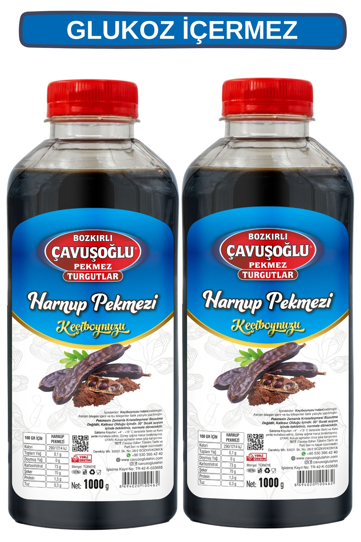 Çavuşoğlu Keçiboynuzu (harnup) Pekmezi 1000g X 2