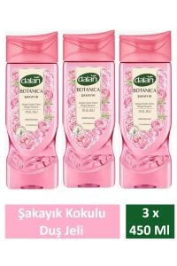 Duş Jeli Botanica Şakayık 450 Ml x 3 Adet