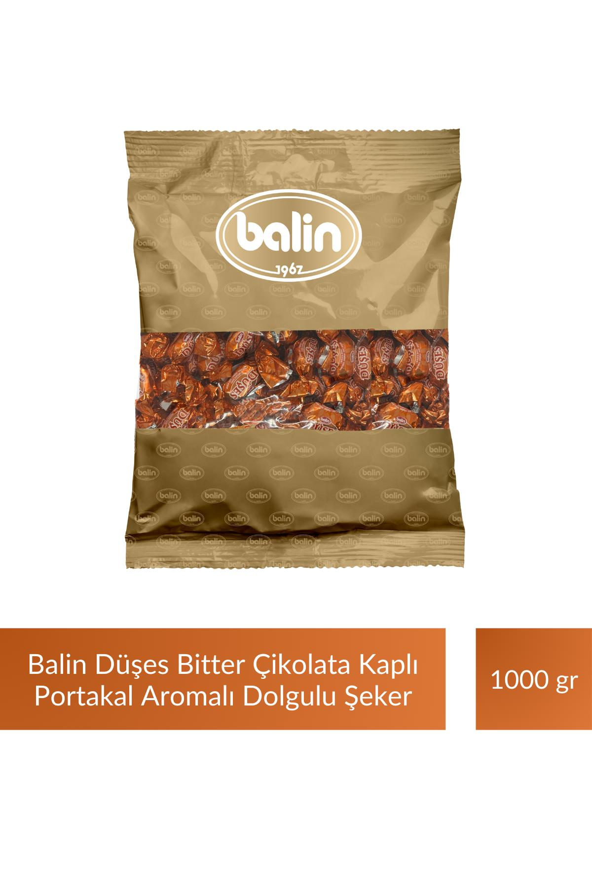 Balin Düşes Çikolata Kaplı Portakal Aromalı Sert Şeker 1000 gr