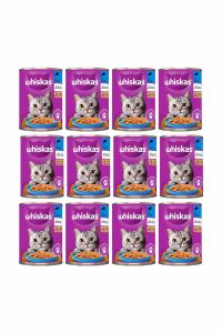 Whiskas Ton Balıklı Konserve Yaş Kedi Mama 400 gr x 12 Adet