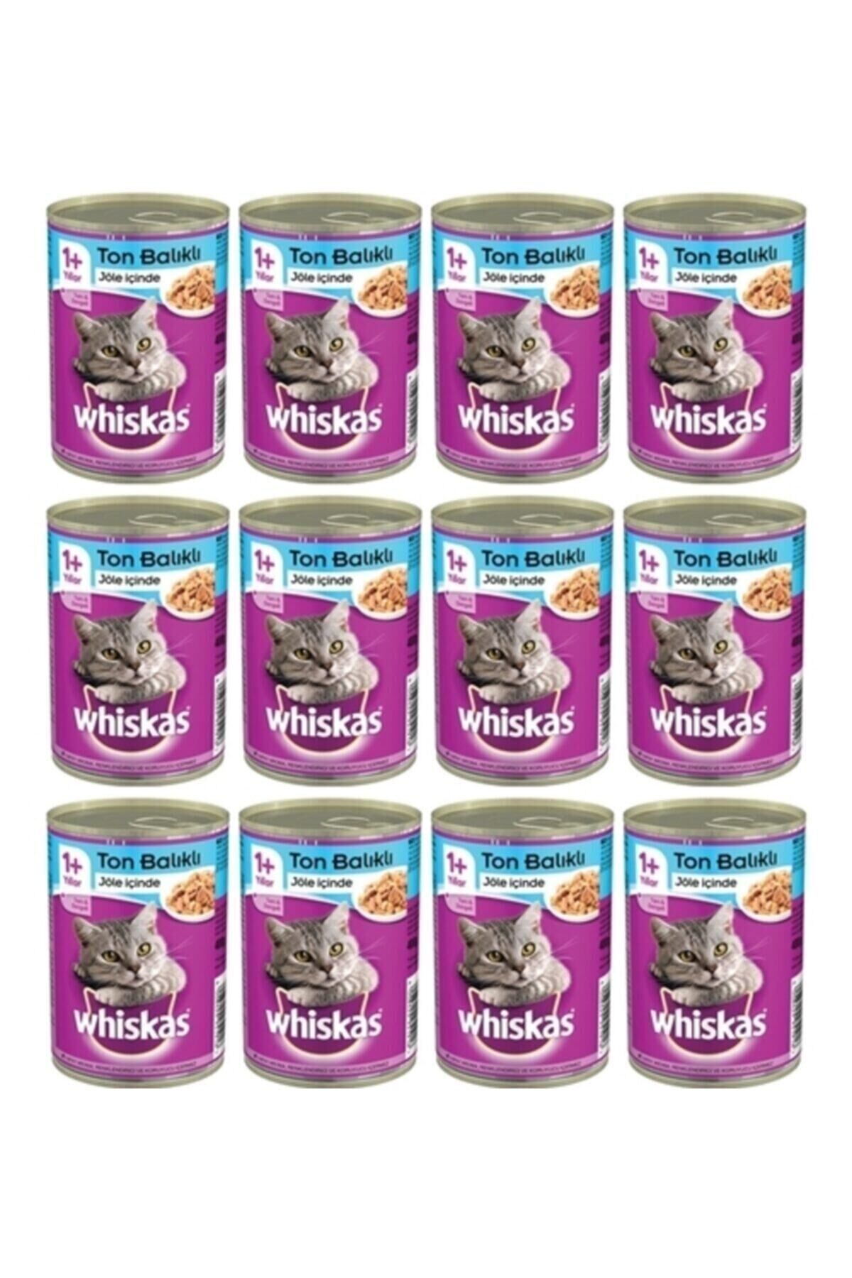 Whiskas Konserve Ton Balıklı 400 gr x 12 Adet