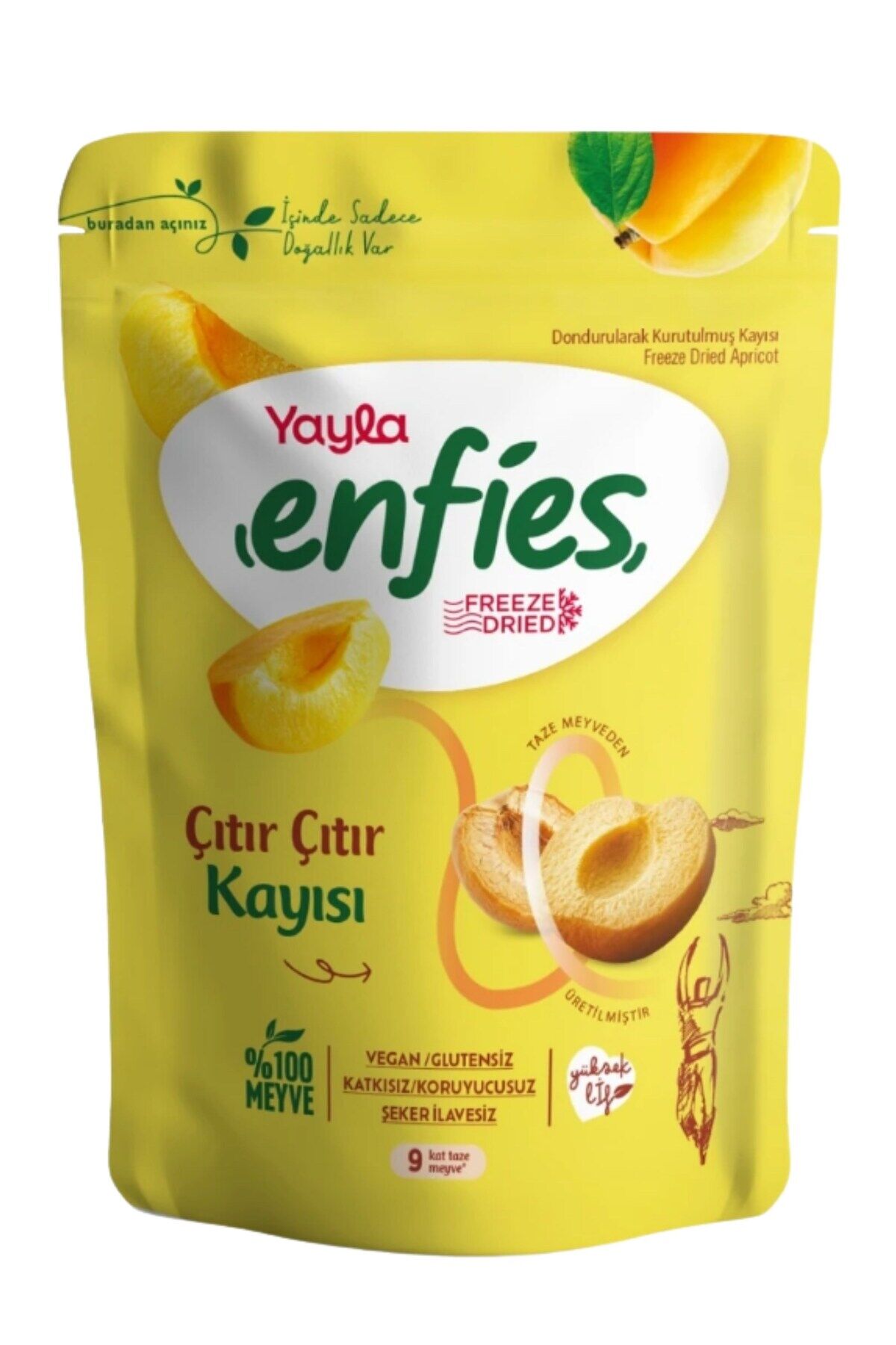 Yayla Freeze Dried Çıtır Çıtır Kayısı 20 gr