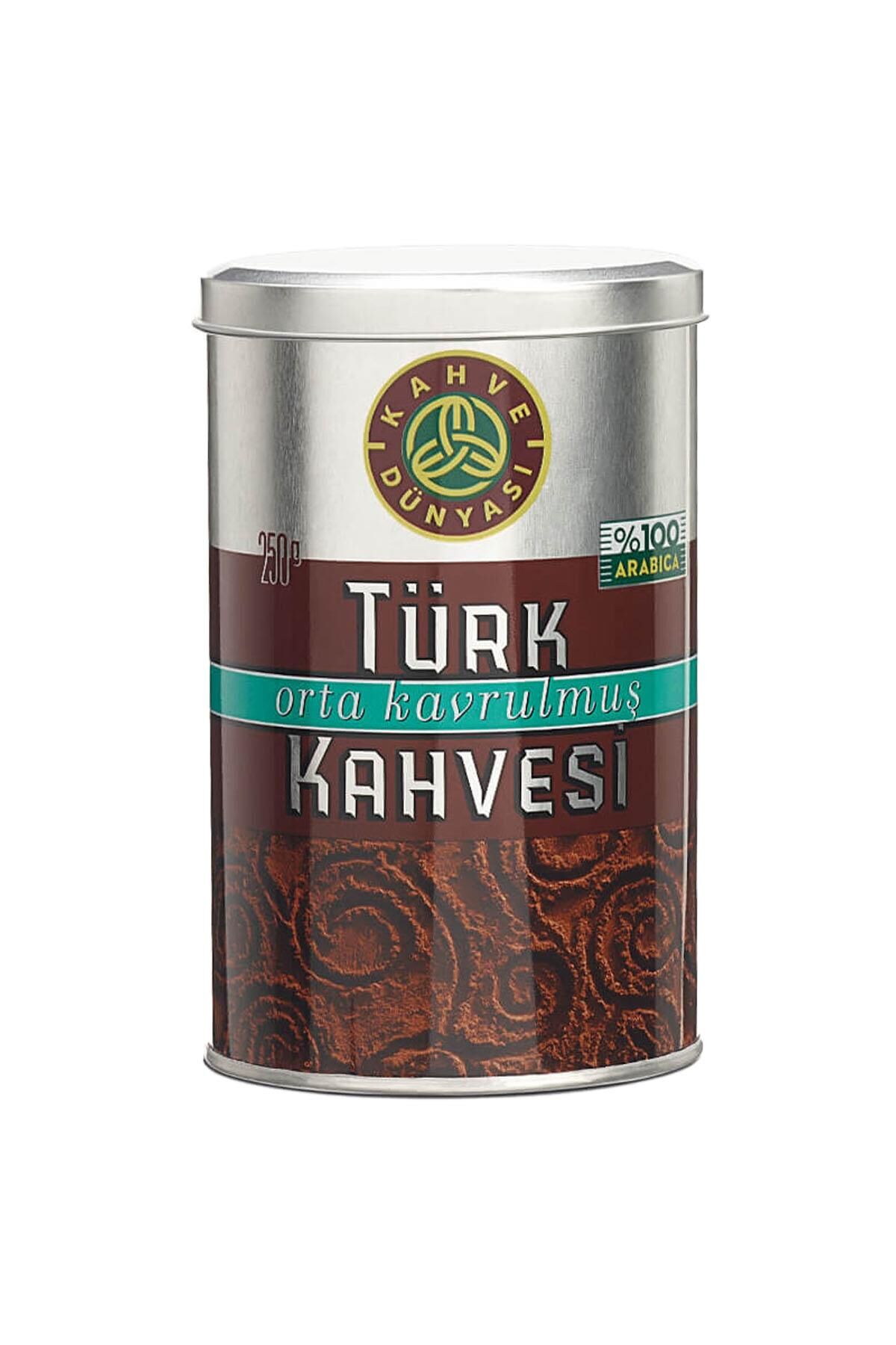 Kahve Dünyası Teneke Türk Kahvesi Orta Kavrulmuş 250 gr