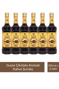 Gusse Beyaz Çikolatalı Aromalı Kokteyl Şurubu 700 ml x 6 Adet