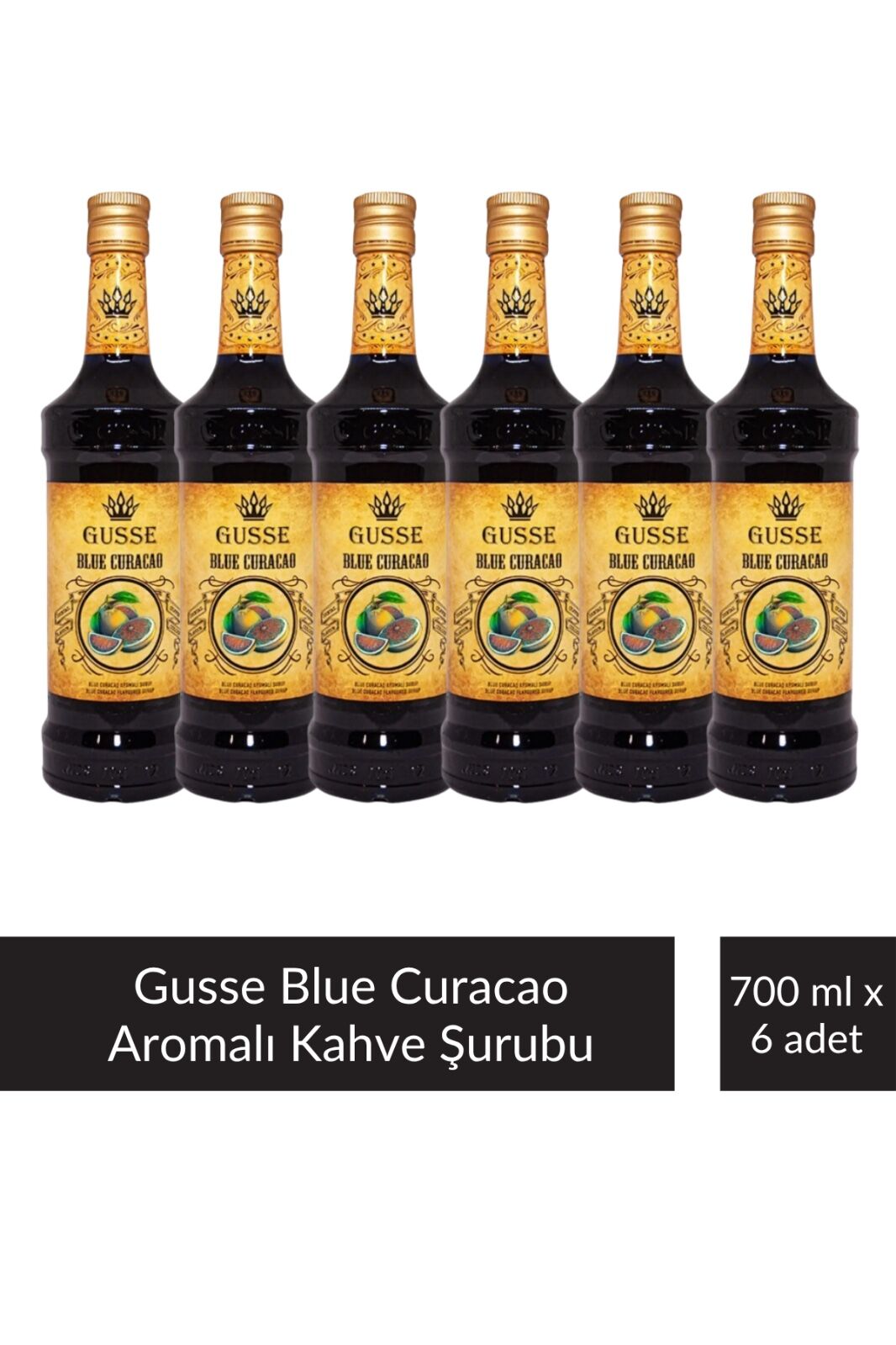 Gusse Turunç Aromalı Kokteyl Şurubu 700 ml x 6 Adet