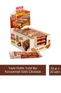 Yayla Çikolata Desenli Kuruyemişli Yulaf Bar 35 gr x 10 Adet