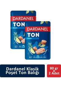 Dardanel Poşet Klasik Ton Balığı 80 gr x 2 Adet