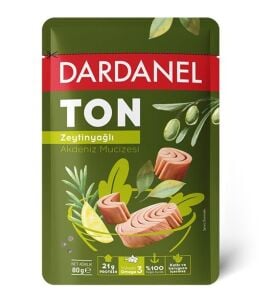 Dardanel Poşet Zeytinyağlı Ton Balığı 80 gr x 4 Adet