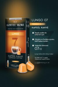 Coffee More 7 Lungo Kapsül Kahve