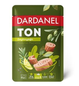 Dardanel Poşet Zeytinyağlı Ton Balığı 80 gr x 12 Adet