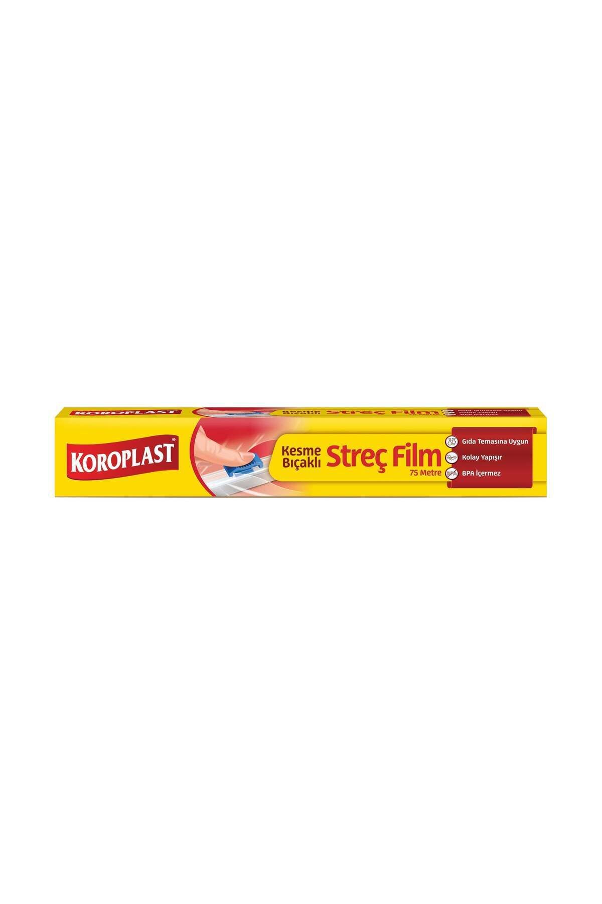 Koroplast Streç Film 75 Metre Kesme Bıçaklı