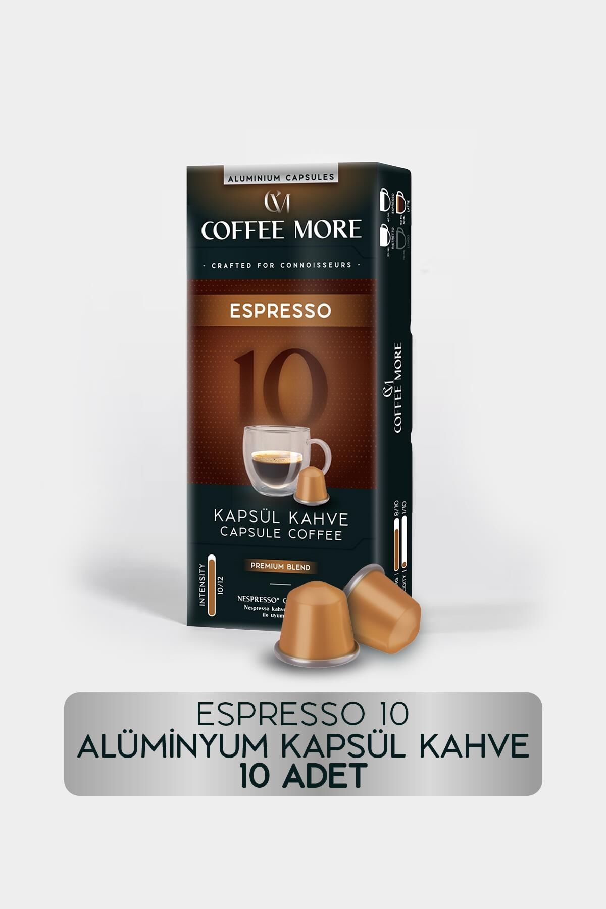 Coffee More 10 Espresso Kapsül Kahve 10 Kapsül
