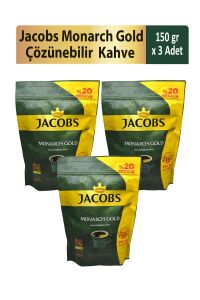 Jacobs Monarch GOLD Kahve 150 gr x 3 Adet
