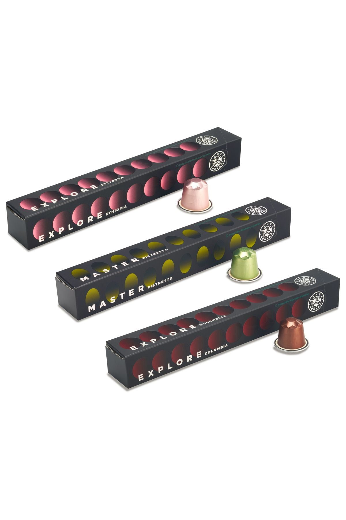 Kahve Dünyası 3'lü Yöresel Kapsül Kahve Seti