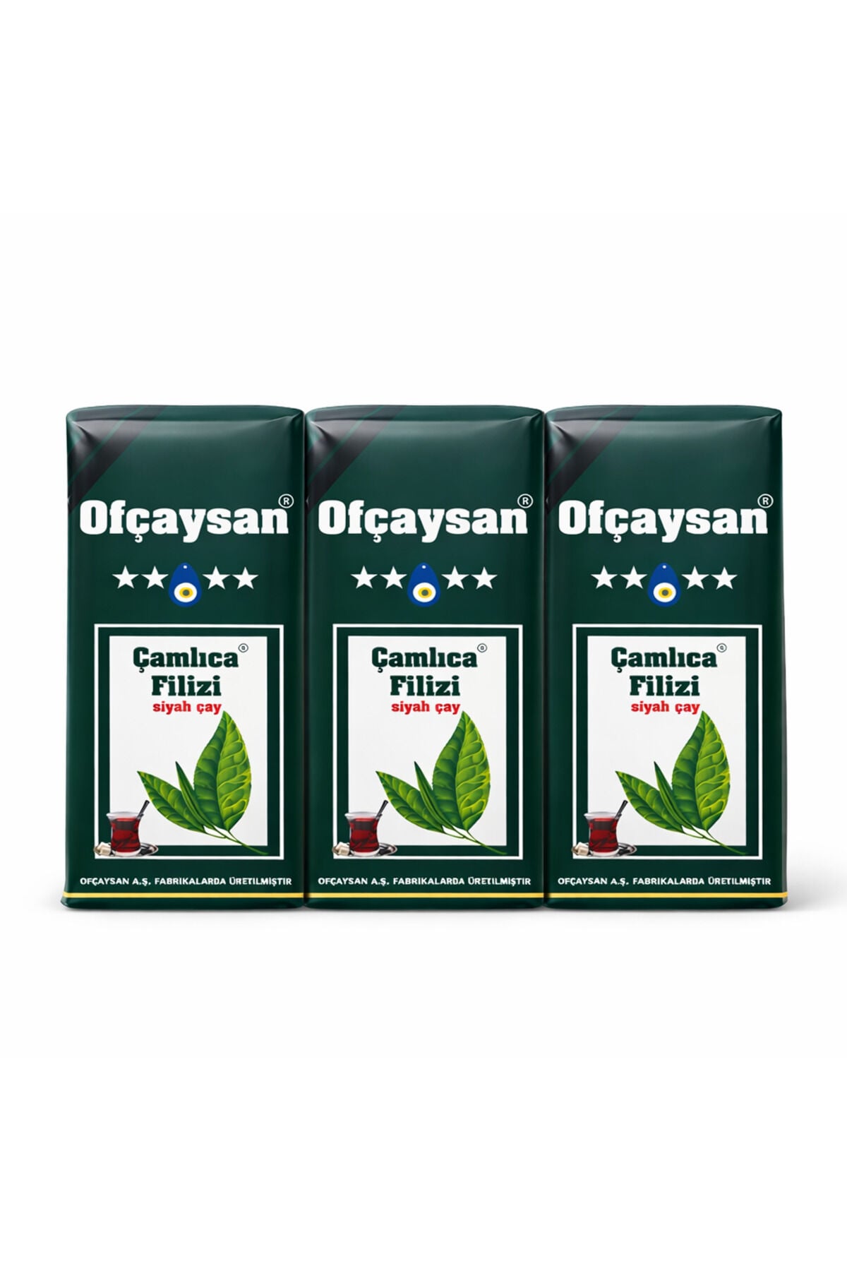Ofçaysan Çamlıca Filizi Siyah Çay 3x1000 gr (3’lü Paket) 2026 Taze Dökme Çay